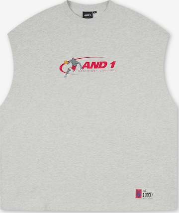 AND1Sweater majica 'Timeout' - siva boja: prednji dio