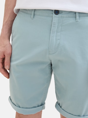 TOM TAILOR Slimfit Shorts in Grün