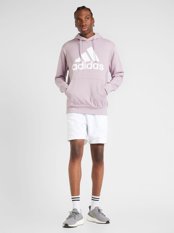 ADIDAS SPORTSWEAR Αθλητική μπλούζα φούτερ 'ESSENTIALS' σε λιλά