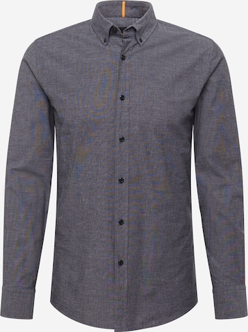 BOSS Orange Button Up Shirt 'Mabsoot' in Grey: front