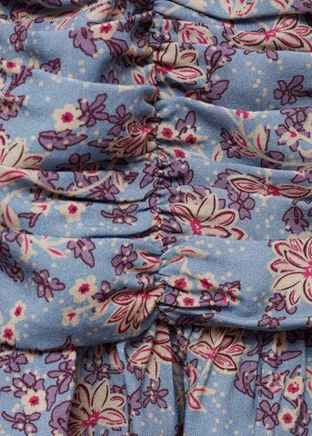 MANGO TEEN Skirt 'Floresf' in Blue