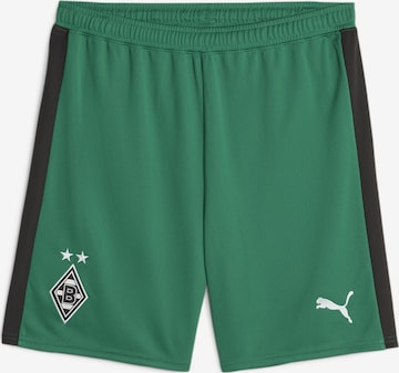 PUMA Workout Pants 'Borussia Mönchengladbach' in Green: front