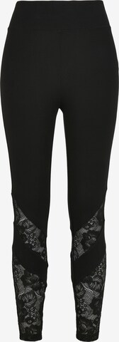 Skinny Leggings de la Urban Classics pe negru