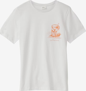 s.Oliver Shirt in White: front