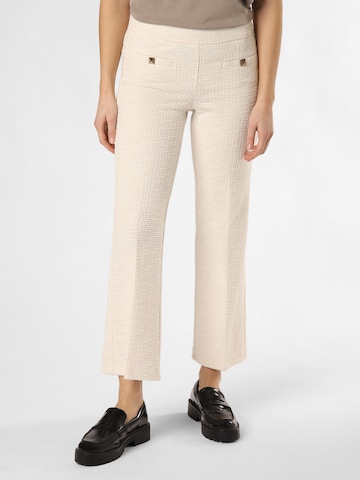 Cambio Regular Pleated Pants 'Faith' in Beige: front