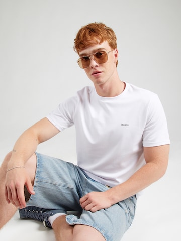 HOLLISTER T-shirt i vit: framsida
