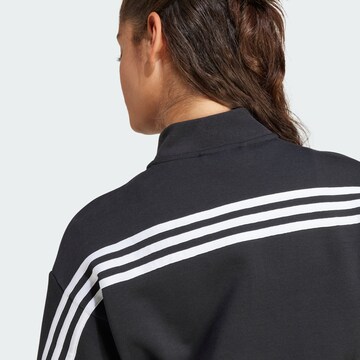 ADIDAS SPORTSWEAR Athletic Zip-Up Hoodie 'Future Icons' in Black