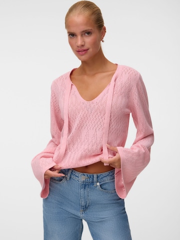 VERO MODA Sweater 'VMAjour' in Pink: front