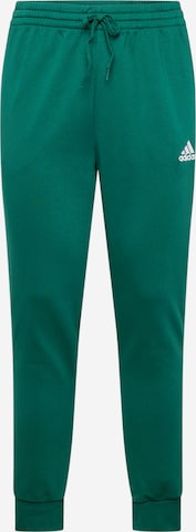 ADIDAS SPORTSWEAR - Pantalón deportivo 'Essentials' en verde: frente