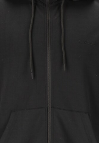Virtus Sports sweat jacket 'Brent V2' in Black