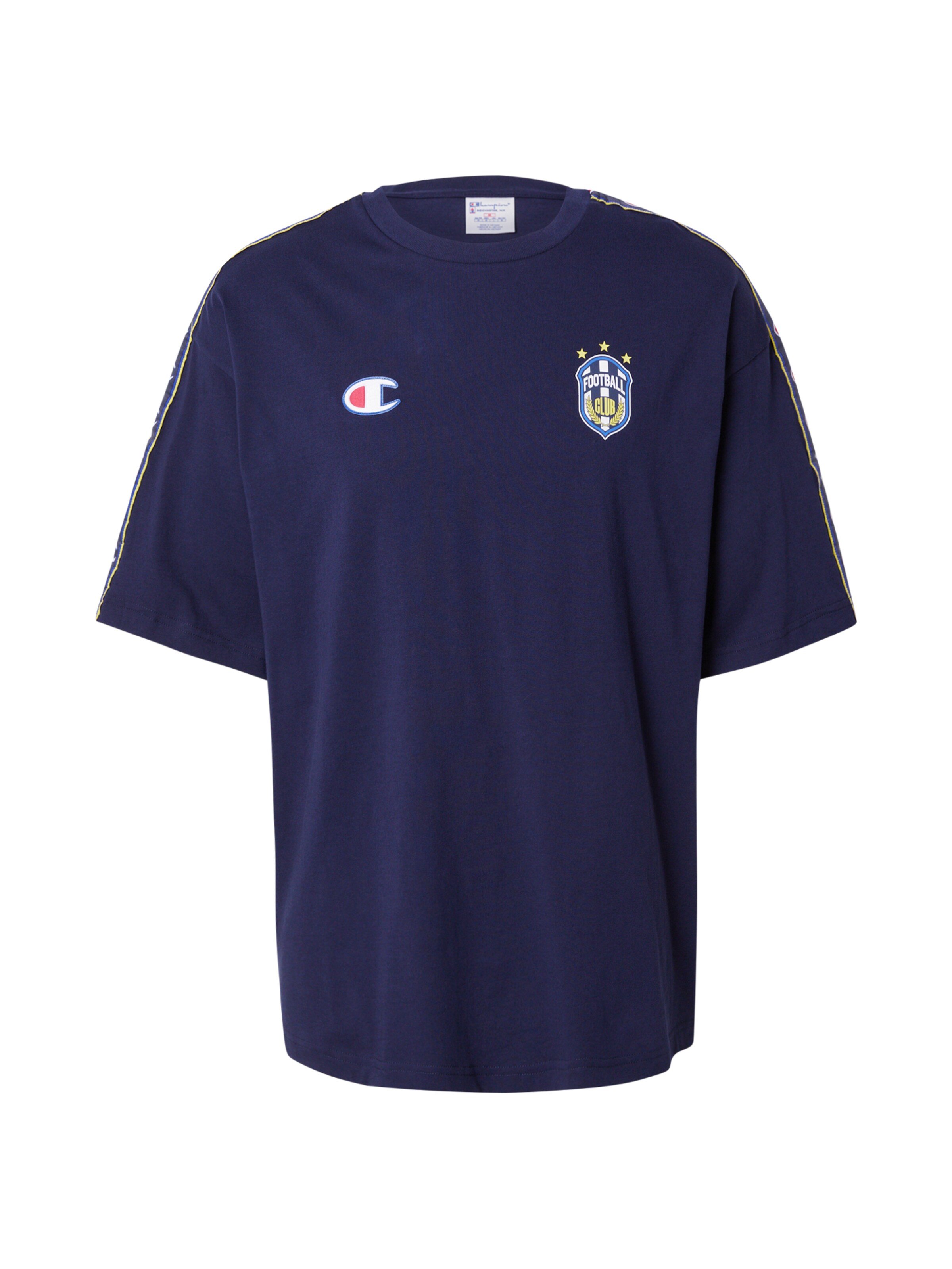 Tricou de la Champion Authentic Athletic Apparel pe albastru: față