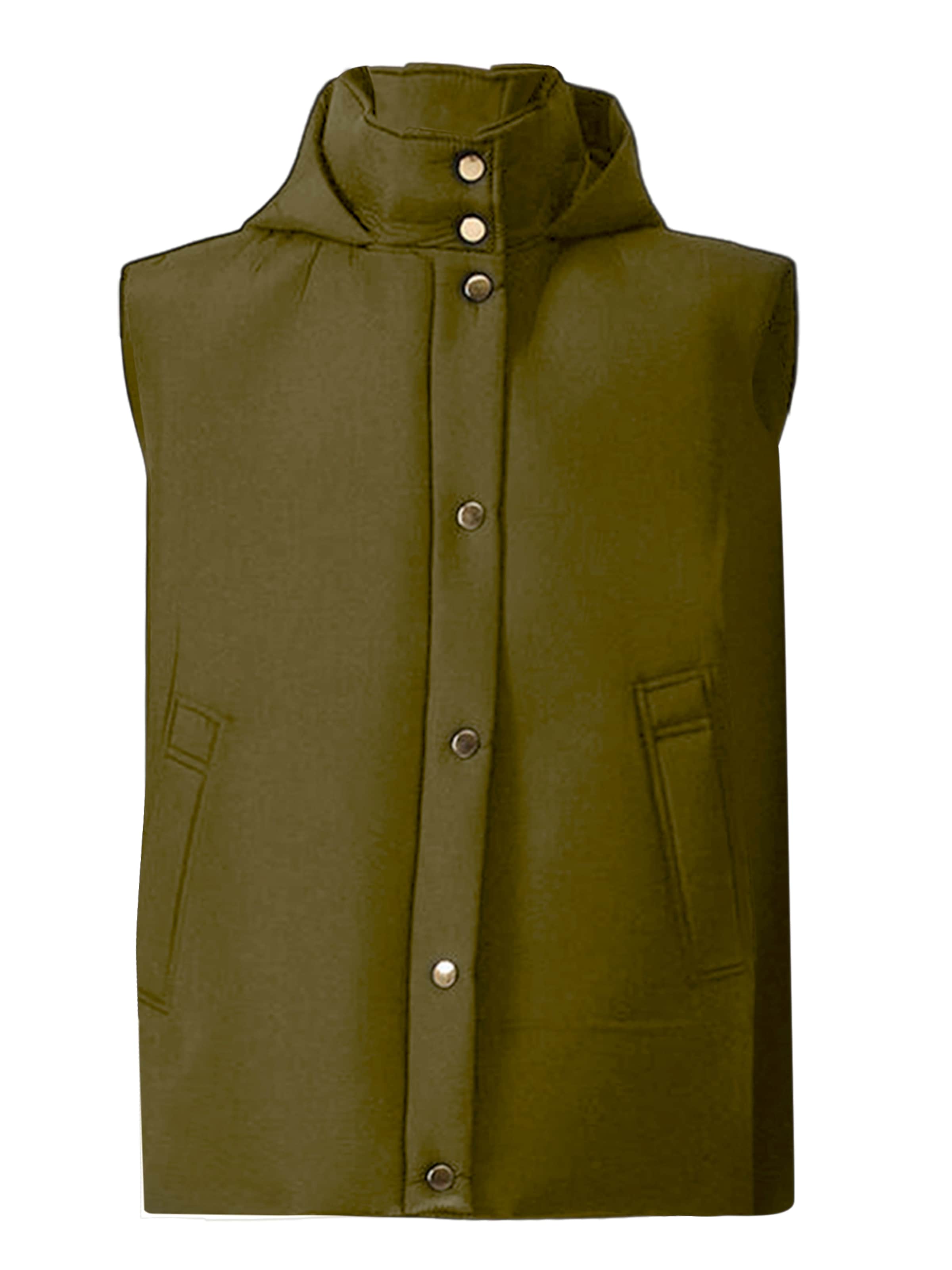 Touche Prive Weste in Grün: Vorderseite
