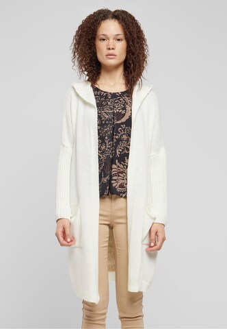 Cloud5ive Knit Cardigan in White: front