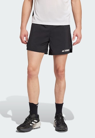 ADIDAS TERREX Regular Outdoorshorts 'Xperior' in Schwarz: Vorderseite