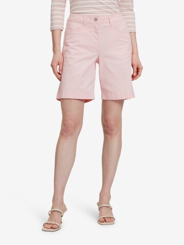 Regular Pantalon Betty Barclay en rose : devant