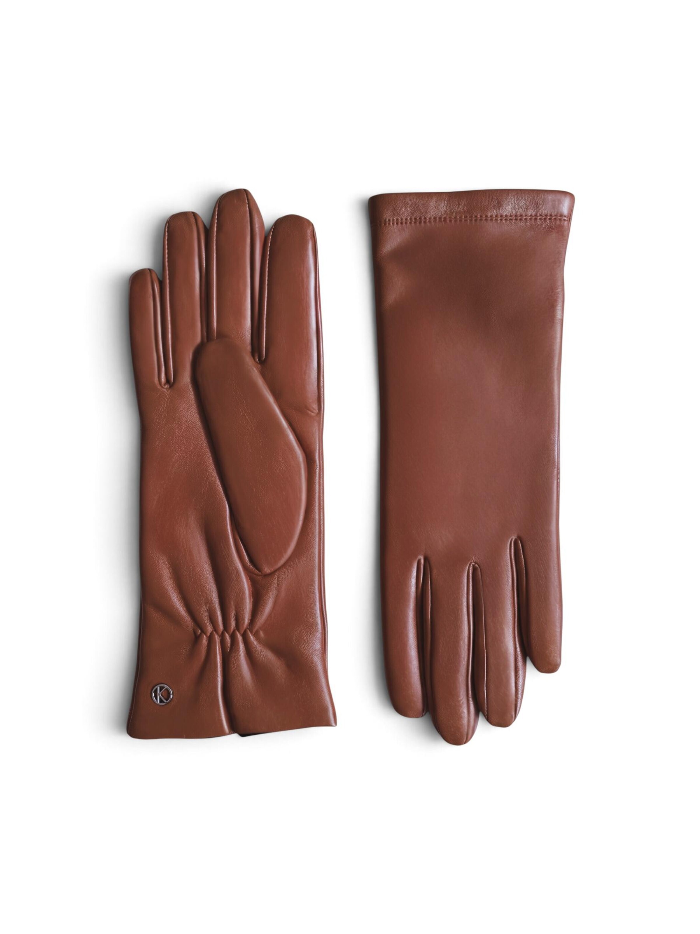 KESSLER Full Finger Gloves in Brown