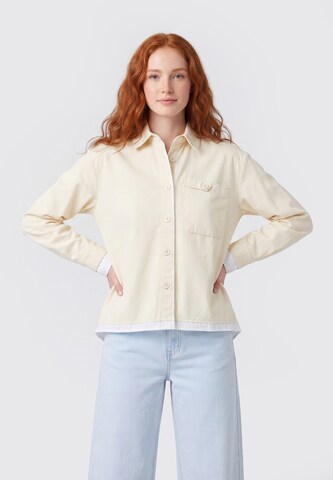 MYMO - Blusa em amarelo: frente