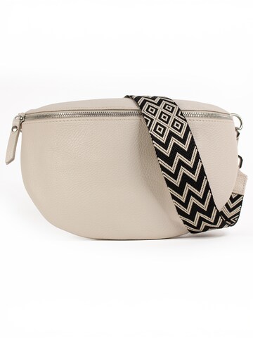 lePelou Fanny Pack 'THEA large' in Beige: front