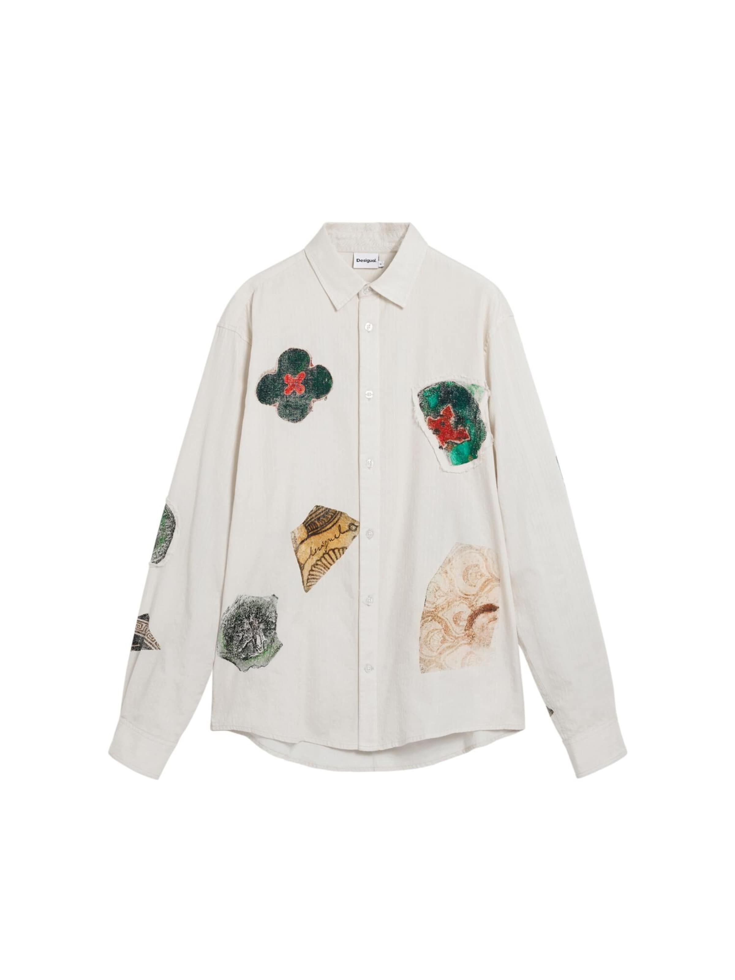 Desigual Regular Fit Paita värissä valkoinen: etupuoli
