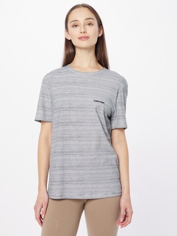 Calvin Klein Underwear Pajama Shirt in Grey: front