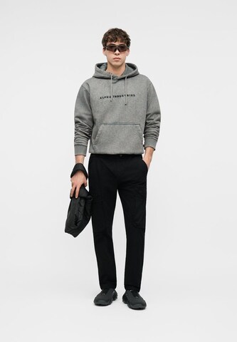 Felpa di ALPHA INDUSTRIES in grigio