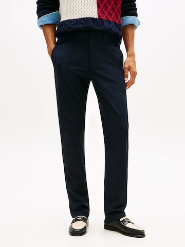 TOMMY HILFIGER Regular Chino Pants in Blue: front
