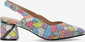 VENEZIA Slingpumps 'Venezia' in Mischfarben: Vorderseite