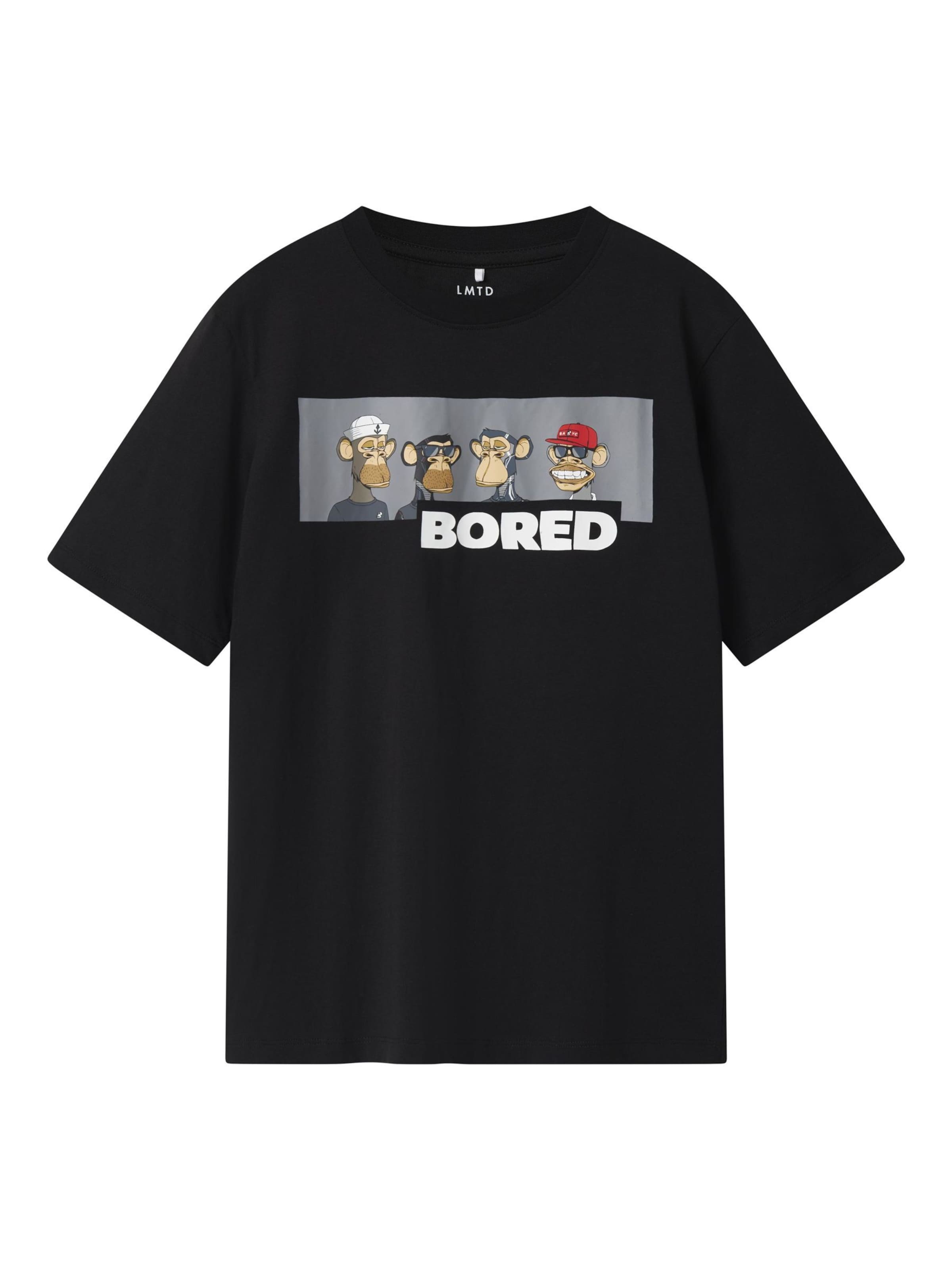 melns LMTD T-Krekls 'Bored Ape': no priekšpuses