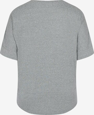 Zizzi Shirt 'CAAVA' in Grey