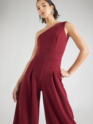 Tuta jumpsuit 'JANINE' di WAL G. in rosso