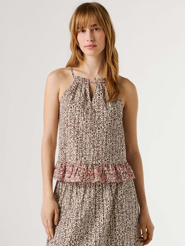 Pepe Jeans Top 'Dona' in Braun: Vorderseite