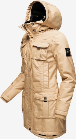 NAVAHOO Weatherproof jacket 'Tinis' in Beige