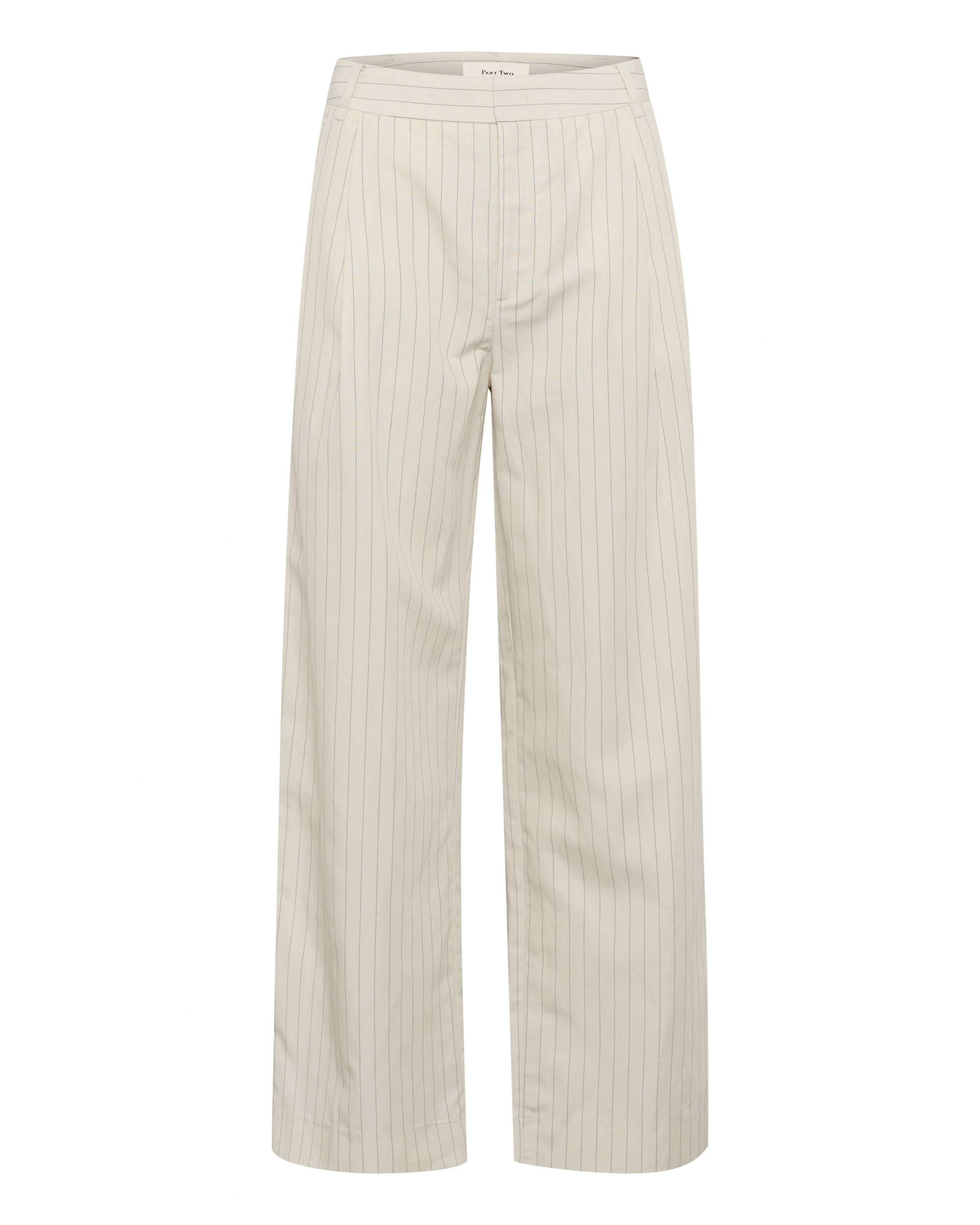 Part Two Široký strih Plisované nohavice &#x27;RabiaPW&#x27; - Biela: predná strana