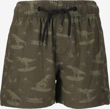 ZigZag Board Shorts 'Joseph' in Green: front