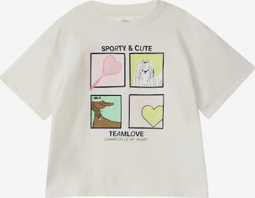 s.Oliver Shirt in Beige: front