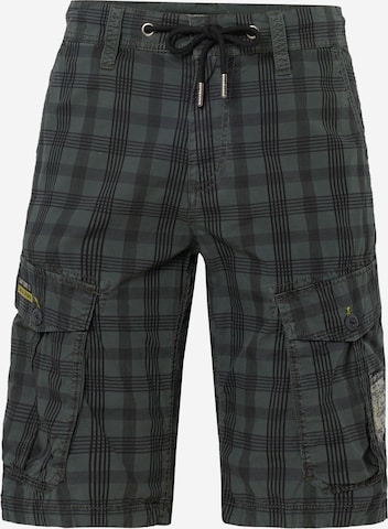 CAMP DAVID Regular Cargo Pants in Grey: front