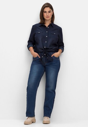 SHEEGO Regular Jeans in Blau