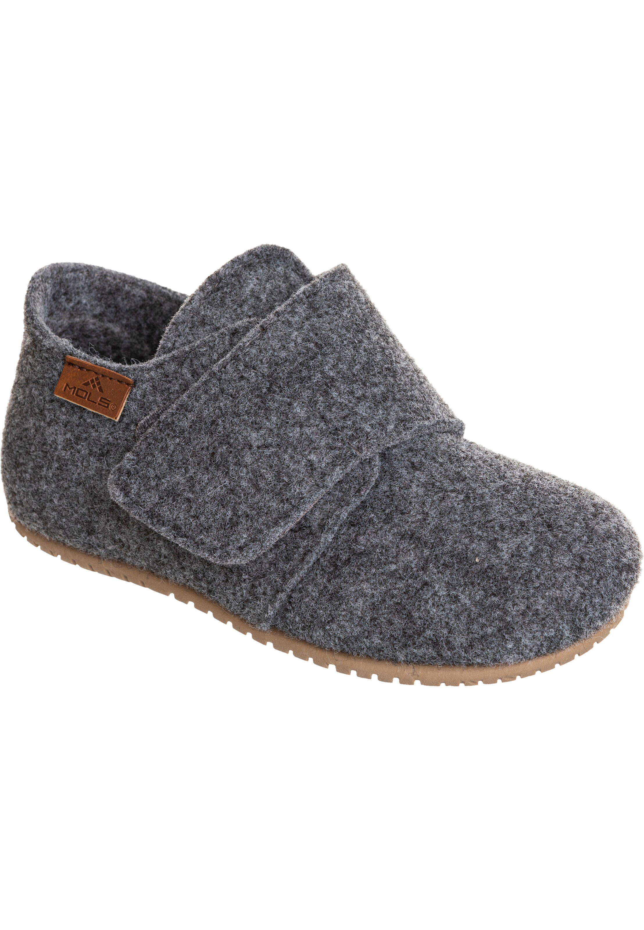 Mols Slipper 'Heiris' in Grau