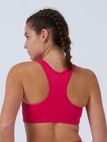 SPORTKIND Bustier Sport bh 'Wide Straps' in Roze