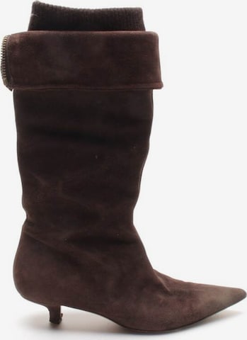 HUGO Dress Boots in 37 in Brown: front