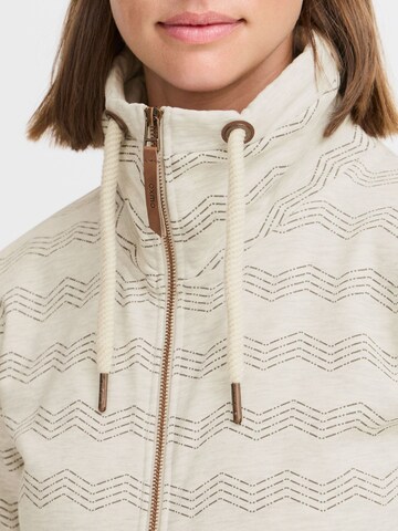 Oxmo Sweatjacke ' VANTA ' in Beige