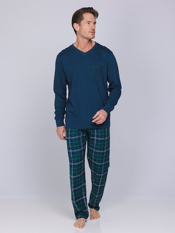Pastunette Pyjama lang in Blauw: voorkant