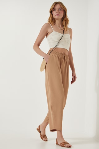 Happiness İstanbul Barrel Nadrág - bézs