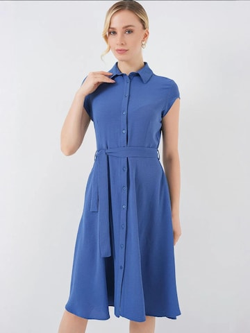 Bigdart - Vestidos camiseiros em azul