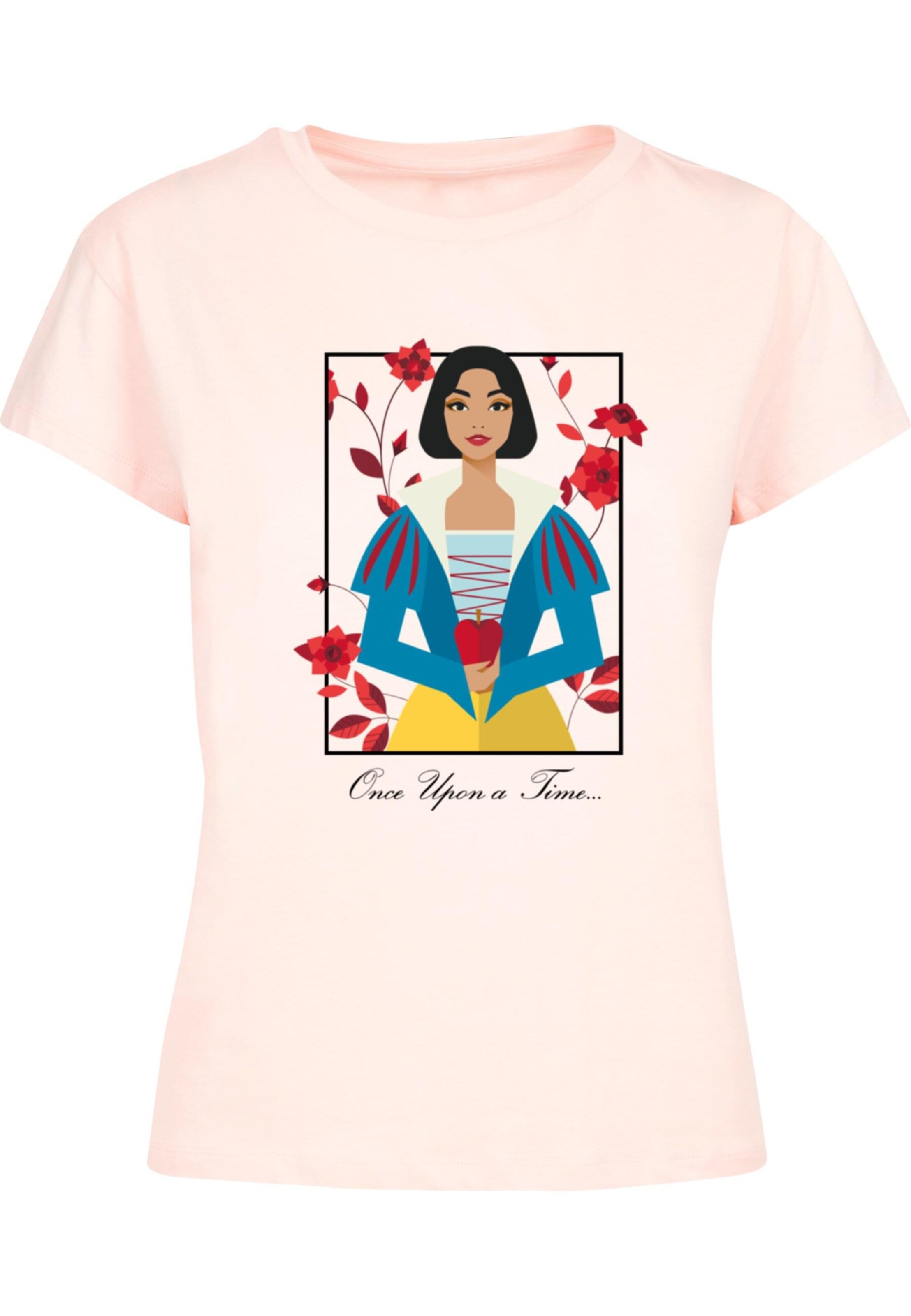 ABSOLUTE CULT Shirt 'Snow White - One Upon a Time' in Roze: voorkant