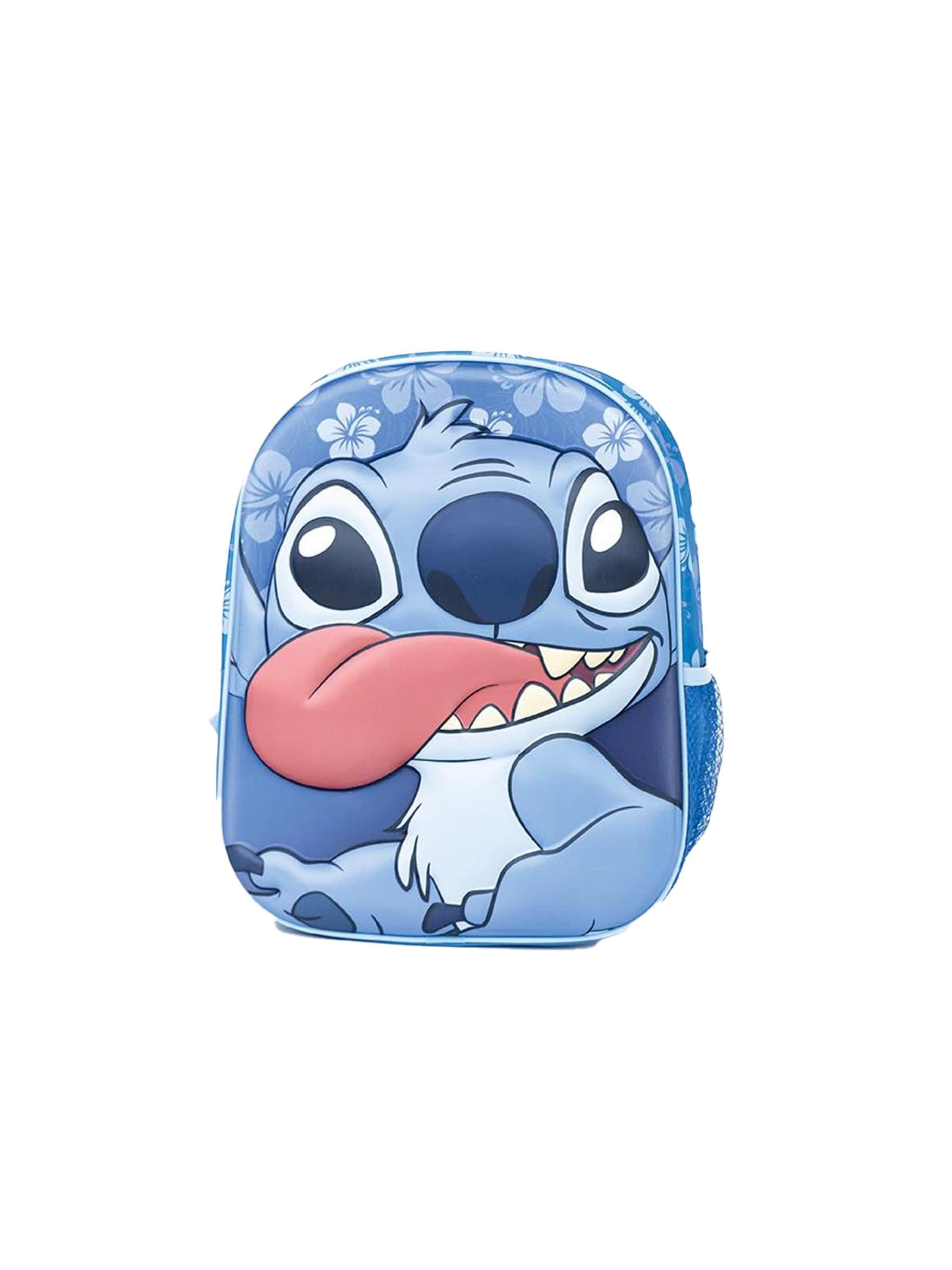 Sac à dos 'Disney Stitch Kinderrucksack - lustiges 3D-Design, leichter Schulranzen für Fans von Lilo & Stitch!' Cerdá en bleu : devant