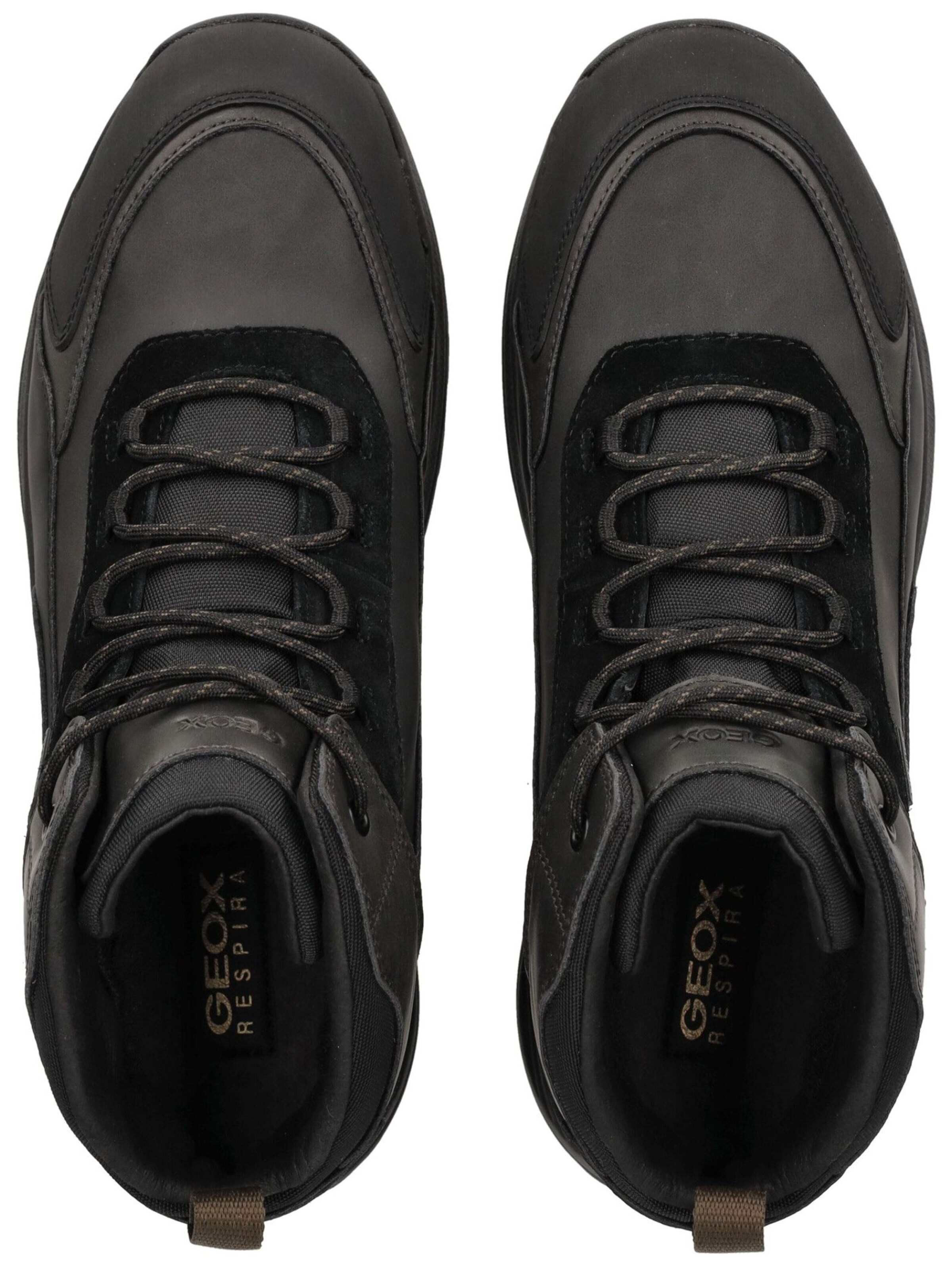 GEOX Lace-Up Boots in Black