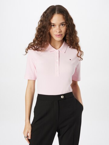 T-shirt '1985' TOMMY HILFIGER en rose : devant