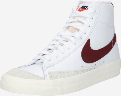 Nike Sportswear Visoke tenisice 'Blazer 77' u boja vina / bijela, Pregled proizvoda
