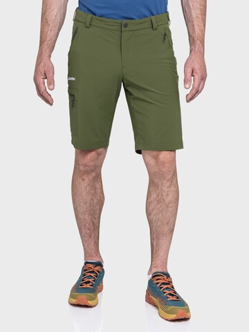 Schöffel Regular Outdoorshorts 'Folkstone' in Grün: Vorderseite